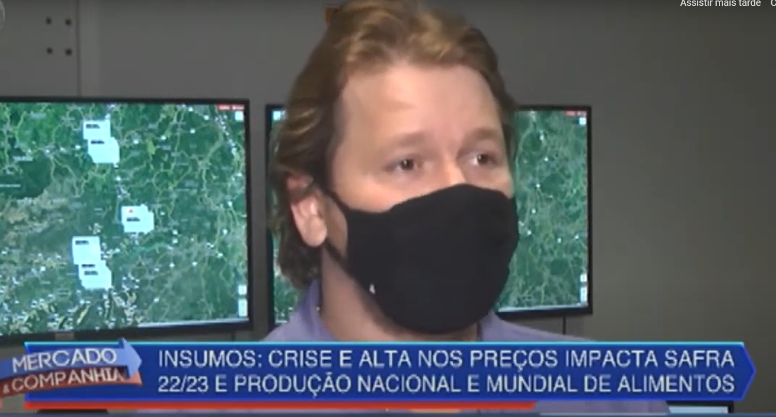 Canal Rural reportagem sobre insumos e os impactos na safra 22/23.