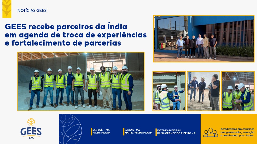 GEES fortalece conexões internacionais durante visita de parceiros da Índia