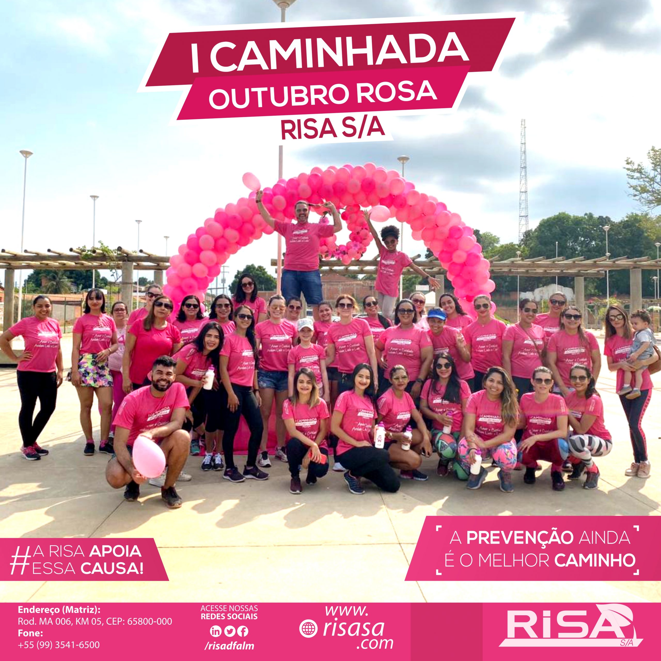 I Caminhada Risa / SA – Outubro Rosa.