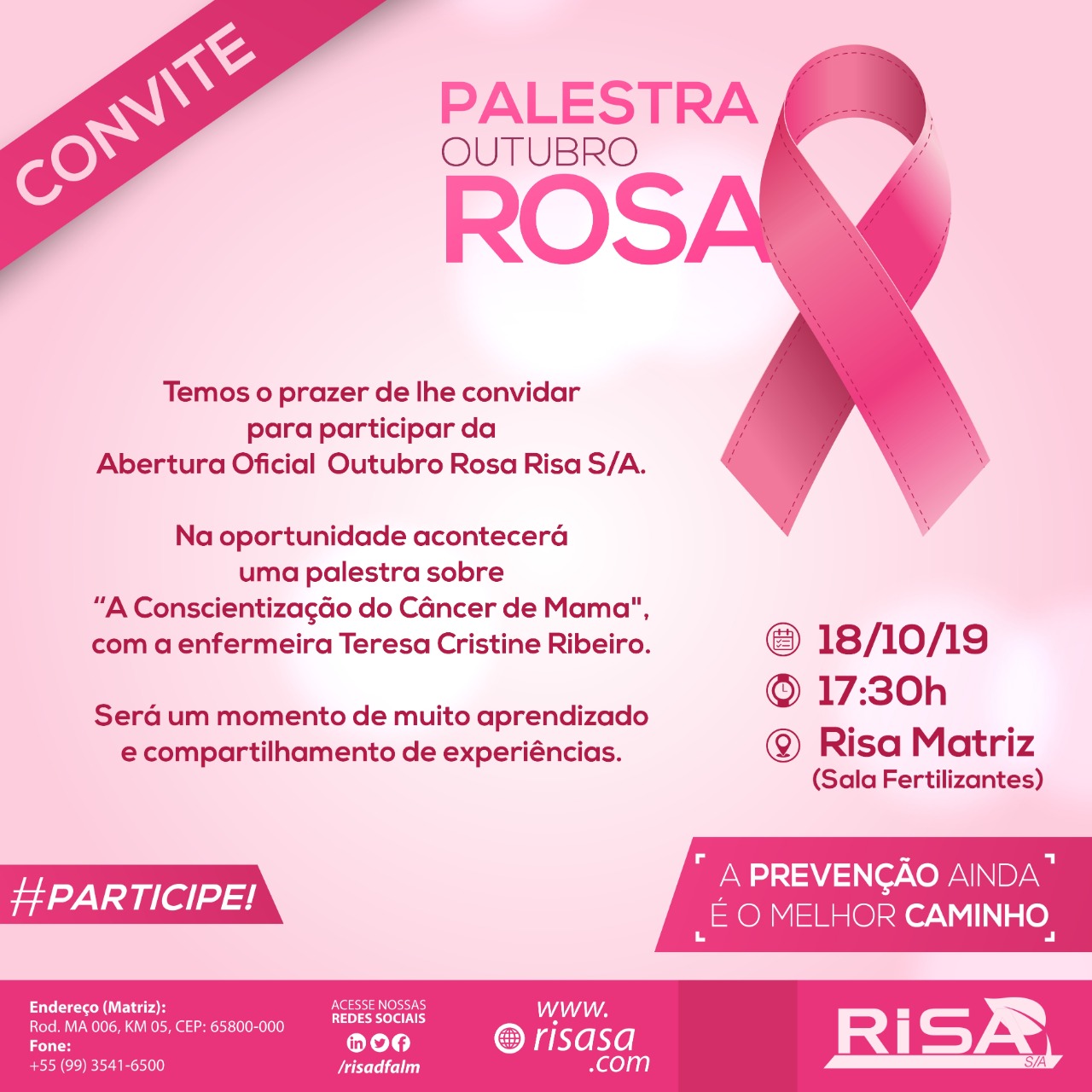 Palestra Outubro Rosa