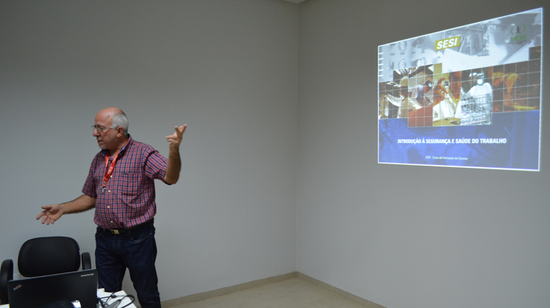 Palestra sobre Saúde e Segurança no trabalho