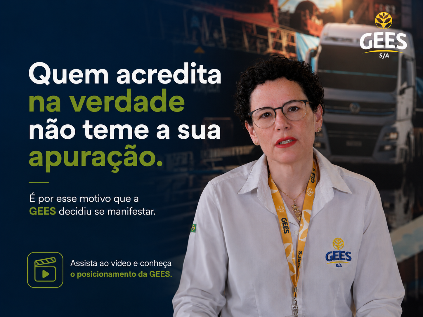 Quem acredita na verdade não teme a sua apuração